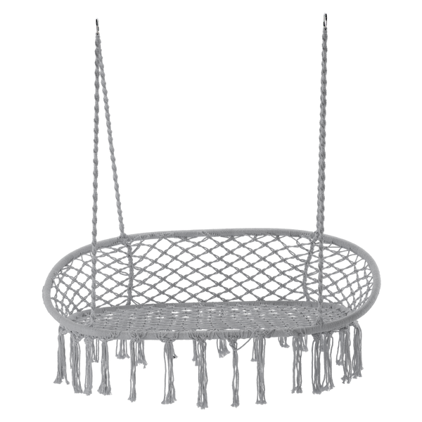 SCAUN SUSPENDAT DUBLAT - OSCILANT - GRI *5177