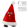 WALKING SANTA HAT WITH MUSIC 20,5 CM