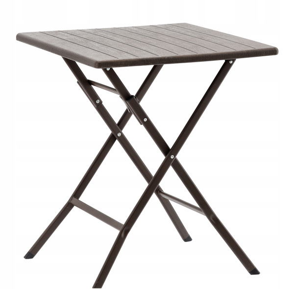 MASĂ TURISTICĂ FOLDABILĂ 61.5 x 61.5 x 73 CM MARRON *1008