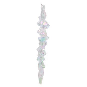 ORNAMENT DE CRĂCIUN SOPL OPALIZAT 15 CM *5911