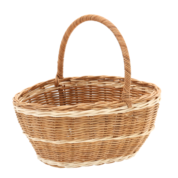 BASKET WITH HANDLE 28 x 21 x 11/24 CM
