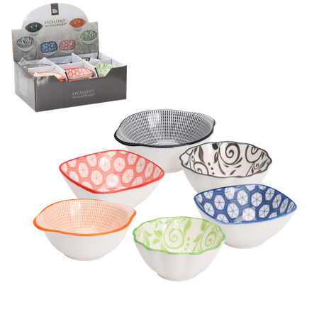MISECZKA PORCELANOWA NA PRZEKĄSKI 9,5CM   disp.36szt *3766