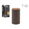 CANDLE LED GRIJ 7 X 12,5 CM *9414