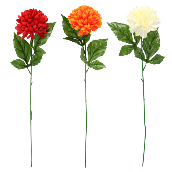 UMELÁ VETVIČKA - CHRYSANTHEMA 62 CM MIX FARIEB balenie=90 ks *3062