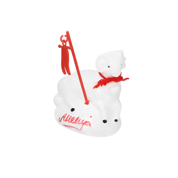 BARANEK WIELKANOCNY 9 CM PLASTIKOWY *9061*8124