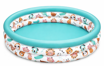 Bestway ?48" x H10"/?1.22m x H25cm Safari Pals Kiddie Pool