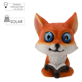 GARDEN FIGURINE - LED CAT 22 x 16,5 x 28 CM