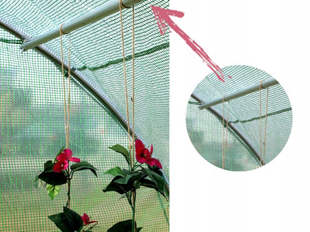 ZÁHRADNÝ FOLIOVÝ TUNEL 4 SEGMENTOVÝ 6 x 3 x 2 M ZELENÝ S MOŽNOSŤOU DODATOČNEJ VENTILÁCIE *3934