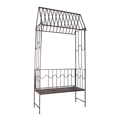 GARDEN PERGOLA WITH BENCH