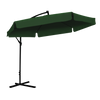 UMBRELĂ DE GRĂDINĂ 3 M VERDE "BANANA" CU HUSĂ CU LED *1510