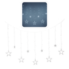 LED STAR LIGHTS 138L COLD WHITE