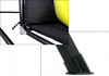 SWING GARDEN A-TYPE 170 X 110 X 153 CM BLACK WITH YELLOW PILLOWS AND CUP HOLDERS