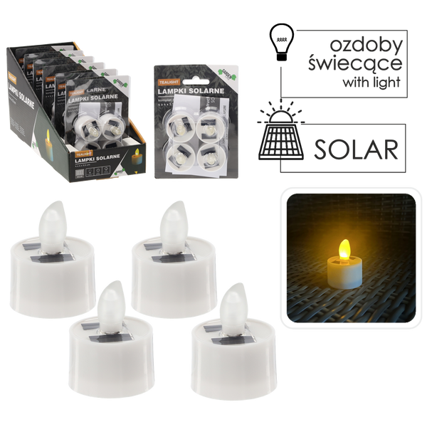 LED SOLAR LAMP FLAME