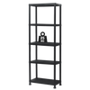 PLASTOVÝ REGÁL 5-ÚROŇOVÝ 61 x 31 x 171 CM NOSNOSŤ REGÁLU: 25 KG *0463