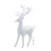 CHRISTMAS TREE DECORATION ELK OPALESCENT 9 x 15 CM