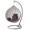 HANGING CHAIR SIZE XL GRAY, GRAY CUSHION, DARK GRAY FRAME *0223