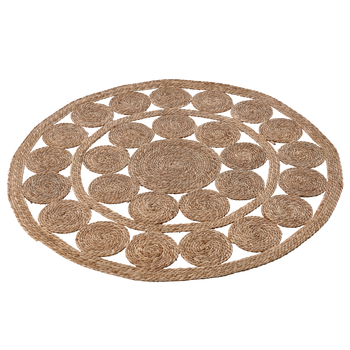 ROUND MAT 120 CM MADE OF SEAGRASS