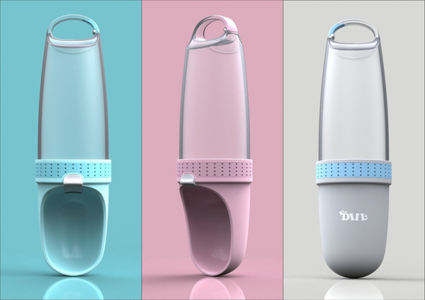 PORTABLE PET WATER BOTTLE 350 ML