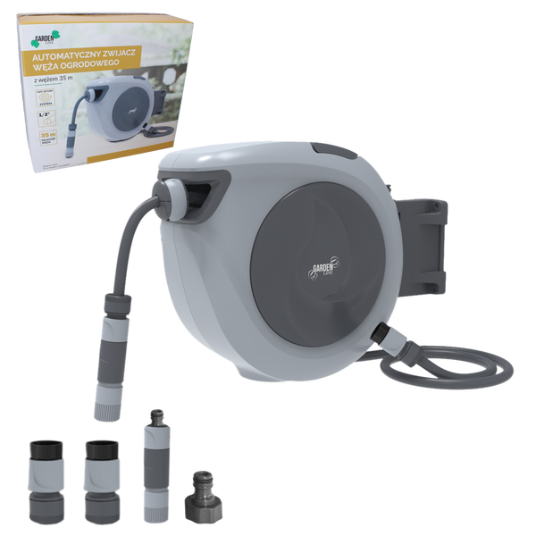 AUTOMATICKÝ NAVIJÁK ZÁHRADNEJ HADICE S HADICOU - 35 M 