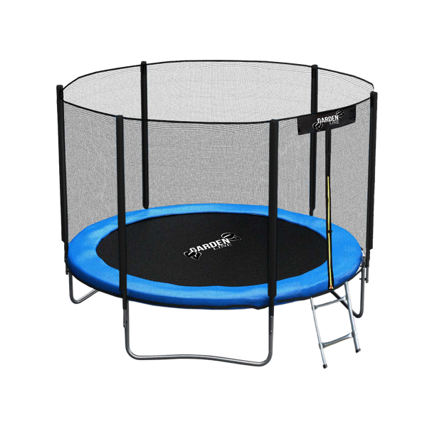 TRAMPOLINE 8FT 252 CM WITH LADDER AND SAFETY NET *9863