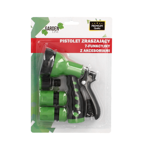 PUȘCĂ DE STROPIT 7-FUNCȚIONALĂ CU ACCESORII pachet=12 buc *4547