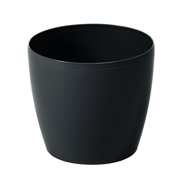 MAGNOLIA POT COVER 300 MM BLACK