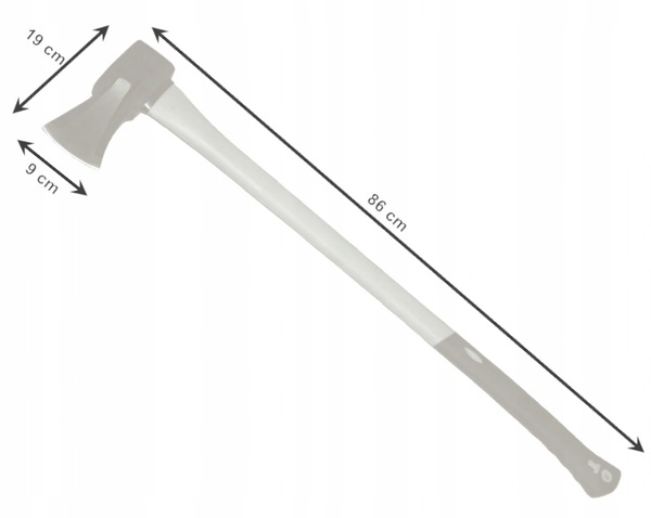 Sekera štípačka 2000 g s násadou 87 cm
