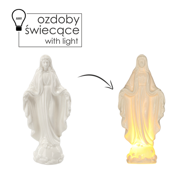 FIGURKA SV. MÁRIA LED VÝŠ. 23,5 CM bal=1 ks *3584