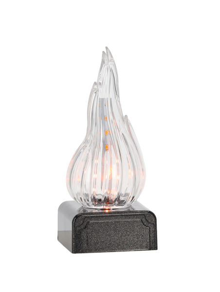 LED FLAME INSERT WITH CROSS 3974