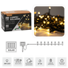 LAMPKI LED SOLARNE 200L CIEPŁY BIAŁY, DŁ. 2 + 20 M *9935