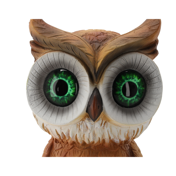 GARDEN FIGURINE - LED OWL 18 x 15,5 x 27 CM