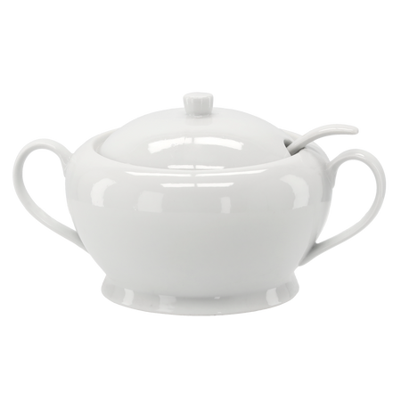 WAZA PORCELANOWA 2L Z CHOCHLĄ  *6493