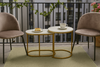 NESTING TABLE SET OF TWO MARBLE