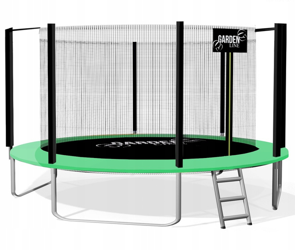 TRAMPOLINE 10FT 312 CM WITH LADDER AND INNER NET *4279