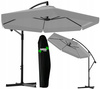 GARDEN UMBRELLA 3 M GREY "BANANA" WITH COVER *5316