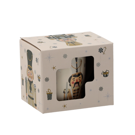 KUBEK PORCELANOWY DZIADEK DO ORZECHÓW 365 ML MIX WZORÓW *1858