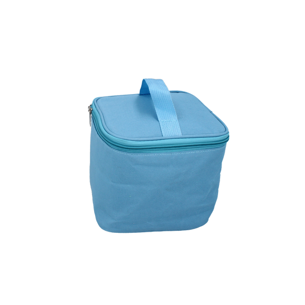 TORBA TERMICZNA 17 x 17 x 15 CM 4L KUFEREK NIEBIESKA Z DWOMA WKŁADAMI CHŁODZĄCYMI *9301