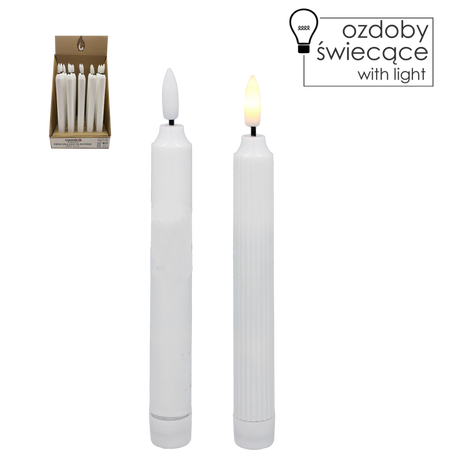 LAMPĂ LED PE BATERII ALBASTRĂ 16,5 CM MIX DE MODELE disp=20buc. *0375