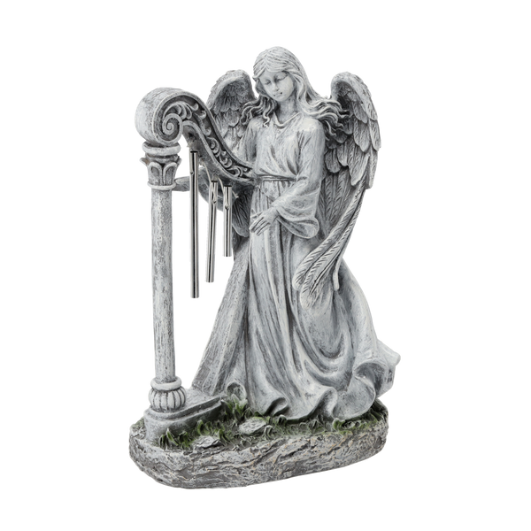 FIGURA ANDĚL S HARFOU 26 X 15,5 X 39 CM *8776