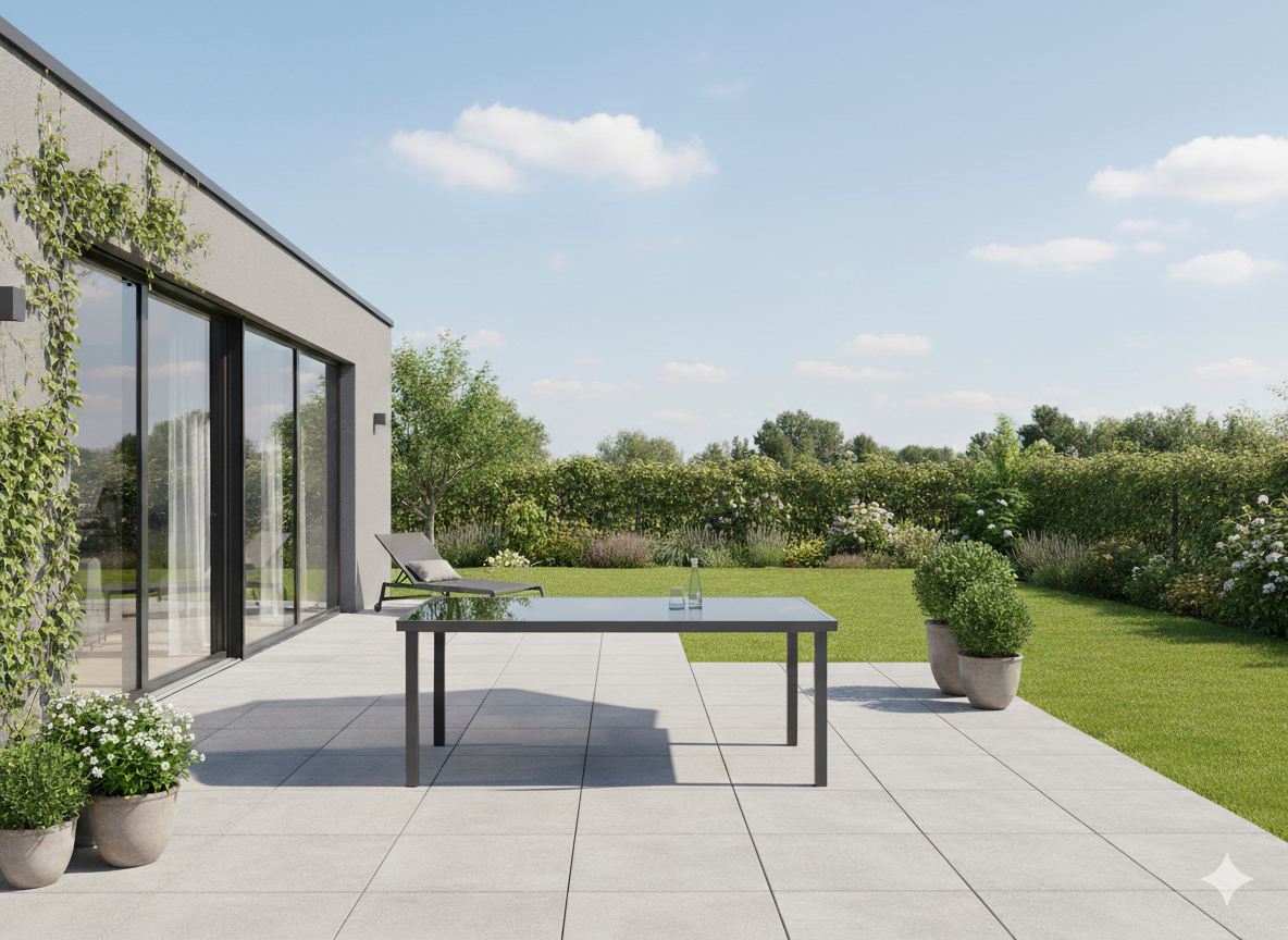 ALUMINIOWY STÓŁ OGRODOWY ZE SZKLANYM BLATEM 150 x 90 x 71 CM SZARY pol_pl_ALUMINIOWY-STOL-OGRODOWY-ZE-SZKLANYM-BLATEM-150-x-90-x-71-CM-SZARY-2299_4