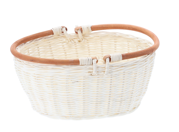 BASKET WITH HANDLE 26 X 21 X 12/24 CM