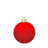 SET OF 19 BAUBLES RED/GOLD/SILVER