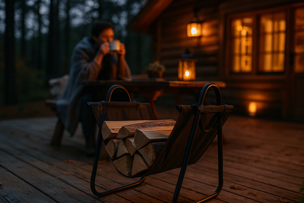 SUPORT METALIC PENTRU FOC CU GEANTĂ PORTABILĂ 40X45X50CM 