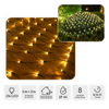 KURTYNA SIATKA LED 256L CIEPŁY BIAŁY 2 x 2 M WEWN/ZEWN *1681