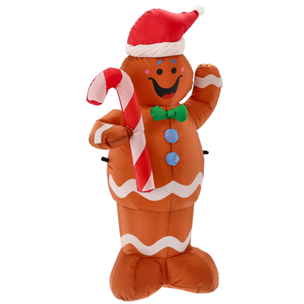 INFLATABLE GINGERBREAD MAN LED