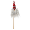 CHRISTMAS GNOME ON A STICK 7 x 3 x 24 CM MIX COLORS