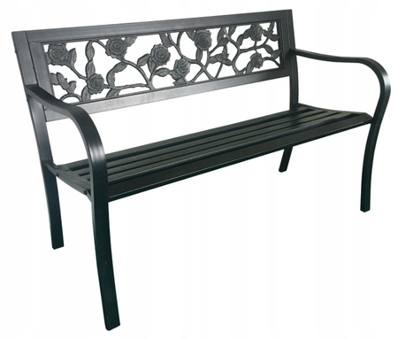 Záhradná lavička 125 x 53 x 77 cm *2927
