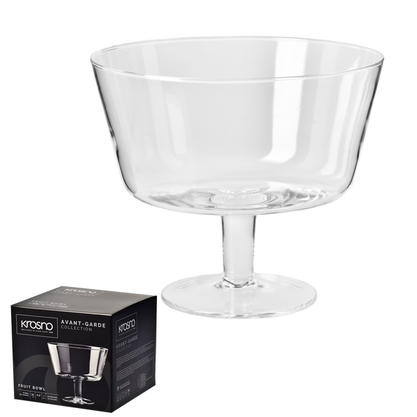 GLASS 28 CM TRAY WITH SHADE ON LEG ELITE 8249