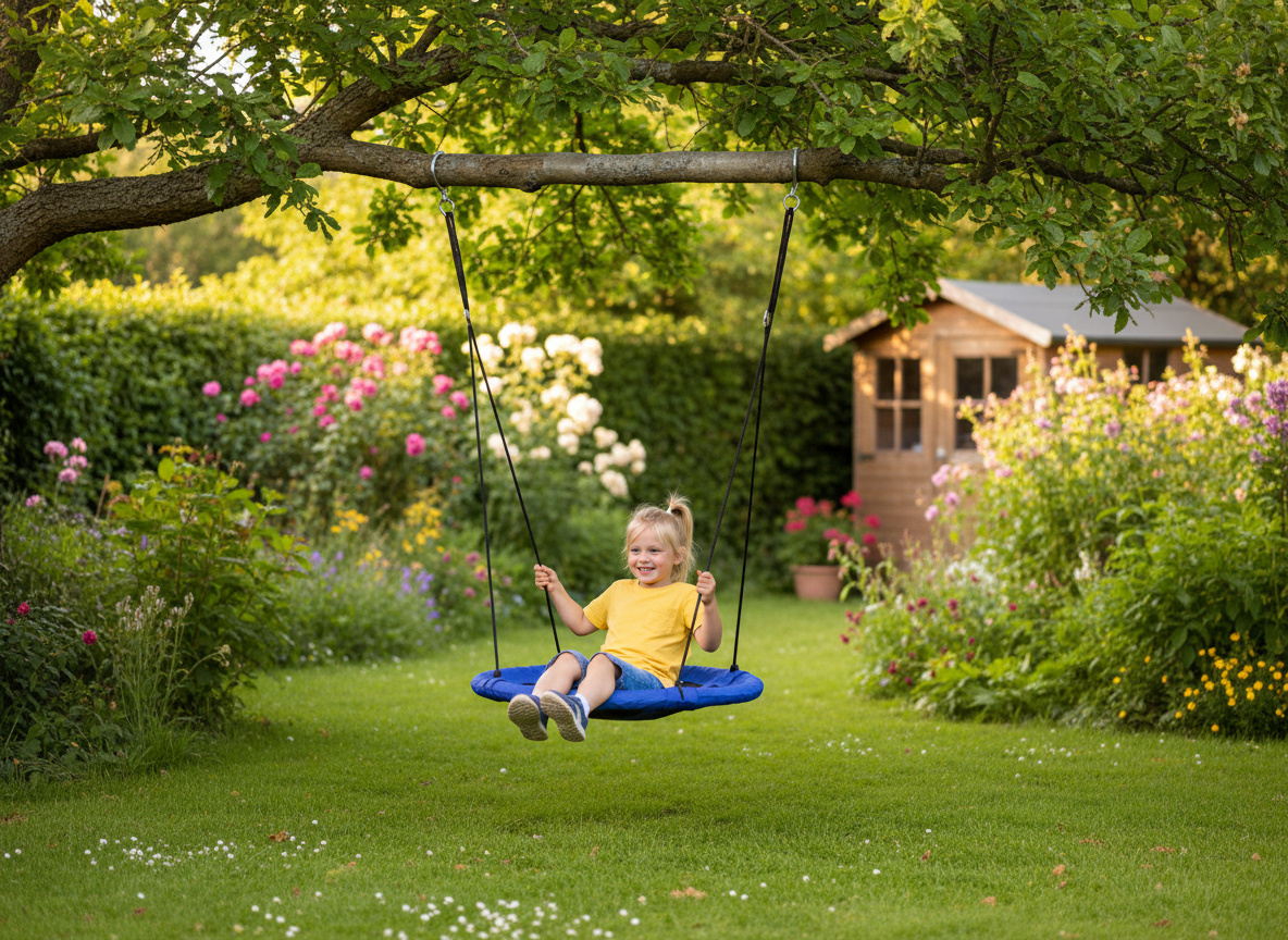 HUŚTAWKA - BOCIANIE GNIAZDO - ŚR. 100CM - NIEBIESKA pol_pl_HUSTAWKA-BOCIANIE-GNIAZDO-SR-100CM-NIEBIESKA-188_5