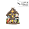 BISERICA DE CRĂCIUN CU LED 10 X 6,6 X 12CM pachet=8buc *3430